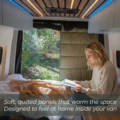Maxx Cover Pro Edition: Insulated Rear Door Covers for Mercedes Sprinter High Roof VS30 (2019-Current)